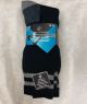 WEAR PROOF MENS CUSHIONED CREW SOCKS  - 2 PACK - SIZE 10-13 - BLACK1