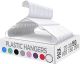 Utopia Home White Plastic Hangers 50 Pack 