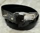 MENS SPLIT LEATHER BELTS-BLACK SZ 30-44 (B248BL)