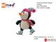 XMAS SKATING PENGUIN PLUSH TOY