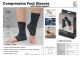 ANKLE BRACE COMPRESSION SLEEVE 2 PACK - BLACK