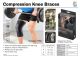 2 PK. NO SLIP KNEE BRACE - BLACK AND BEIGE