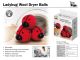 LADY BUG WOOL DRYER BALLS