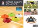 SPORTS CONES  20 PK. - ASSORTED COLORS