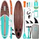 Niphean Inflatable Stand Up Paddle Board with SUP Accessories, Anti-Slip EVA Deck,