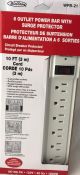 10 FT 6 OUTLET POWER STRIP W/560 SURGE 