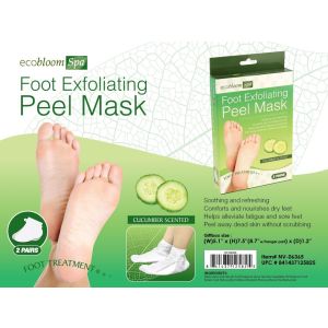 CUCUMBER EXFOLIATING FOOT PEEL MASK - 2 PACK