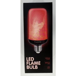 LED RED FLAME BULBS - 5.2X2.5