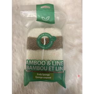 BAMBOO & LINEN BATH SPONGE