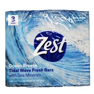 ZEST OCEAN BREEZE TIDAL WAVE FRESH BARS - 3 BARS - 340 G.