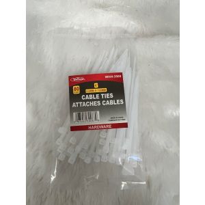 CABLE TIES - 80 PCS. - 3.6MMX100MM - 4 INCH 