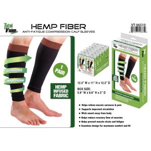 COMPRESSION SLEEVE CALF HEMP FIBER