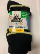 KODIAK BOYS THERMAL SOCKS 2 PK. - BLACK/GREEN