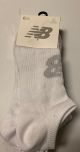 NEW BALANCE MENS ANKLE SOCKS - 6 PK. - WHITE