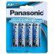PANASONIC AA-4 HD BATTERIES - 4 PK 