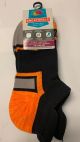 FRUIT OF THE LOOM BOYS 3 PK. ANKLE SOCKS- BLACK