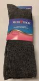 MEDITECH LADIES DIABETIC SOCKS 3 PK. -CHARCOAL