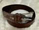 MENS SPLIT LEATHER BELTS-BROWN SZ 30-44 (G050BR)