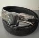 MENS SPLIT LEATHER BELTS - BLACK - SIZE 30-44 -(136)
