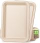 Gezond 50 Pack 14 Inch Disposable Food Trays Eco-friendly 