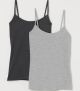 HM DESIGNER BRAND LADIES ASSORTED COTTON THIN STRAP TANK TOPS