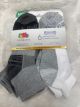 FRUIT OF THE LOOM BOYS ANKLE SOCK - 6 PK. SZ 3-9