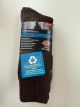 DICKIES MENS CUSHIONED CREW 4 SEASON SOCKS - SZ-6-12 - 2 PK BRW