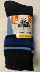 KODIAK BOYS THERMAL SOCKS 2 PK. -BLACK/ROYAL