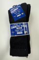 MENS LOOSE FIT TOP  DIABETIC CREW SOCKS - 3 PK. -10-13 - BLK.
