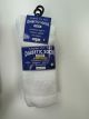 MENS LOOSE FIT TOP  DIABETIC CREW SOCKS - 3 PK. -10-13 - WHT