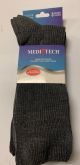 MEDITECH MENS DIABETIC SOCKS 3 PK. - CHARCOAL