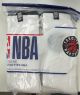 NBA MENS CREW SOCKS - SZ 7-12 - 6 PK. -WHT