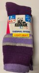 KODIAK GIRLS THERMAL SOCKS 2 PK. - PURPLE