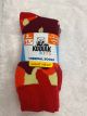 KODIAK KIDS THERMAL SOCKS SIZE 3-9 - RED