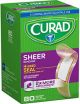 CURAD SHEER BANDAGE 3/4 - 80 PCS.