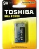 TOSHIBA BATTERY SUPER HEAVY DUTY 9 VOLT