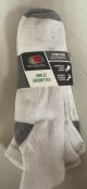 FRUIT OF THE LOOM ANKLE 4 PK - WHT - SZ 6-12