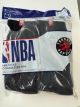 NBA MENS CREW SOCKS - SZ 7-12 - 6 PK. -BLK