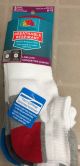 FRUIT OF THE LOOM MENS ANKLE SOCKS 3 PK. - MULTI 