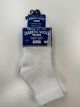 LADIES LOOSE  FIT TOP DIABETIC ANKLE SOCKS - 3 PK - 9-11 - WHT