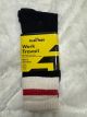 MENS POLAR PAWS WORK TRAVAIL BLACK ALL PURPOSE SOCK - SZ 7-11 - 1 PR.