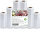 Food Vacuum Sealer Bag Rolls: KitchenBoss 6 Rolls Food Saver Bags,6 8 11 inch