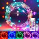 Minetom Fairy Lights Color Changing - 16 Colors 33 FT 100 LED Fairy String Lights with Remote, 