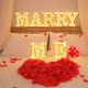MARRY ME LED Light Sign, Will You Marry Me Sign Proposal Sign Engagement Sign 